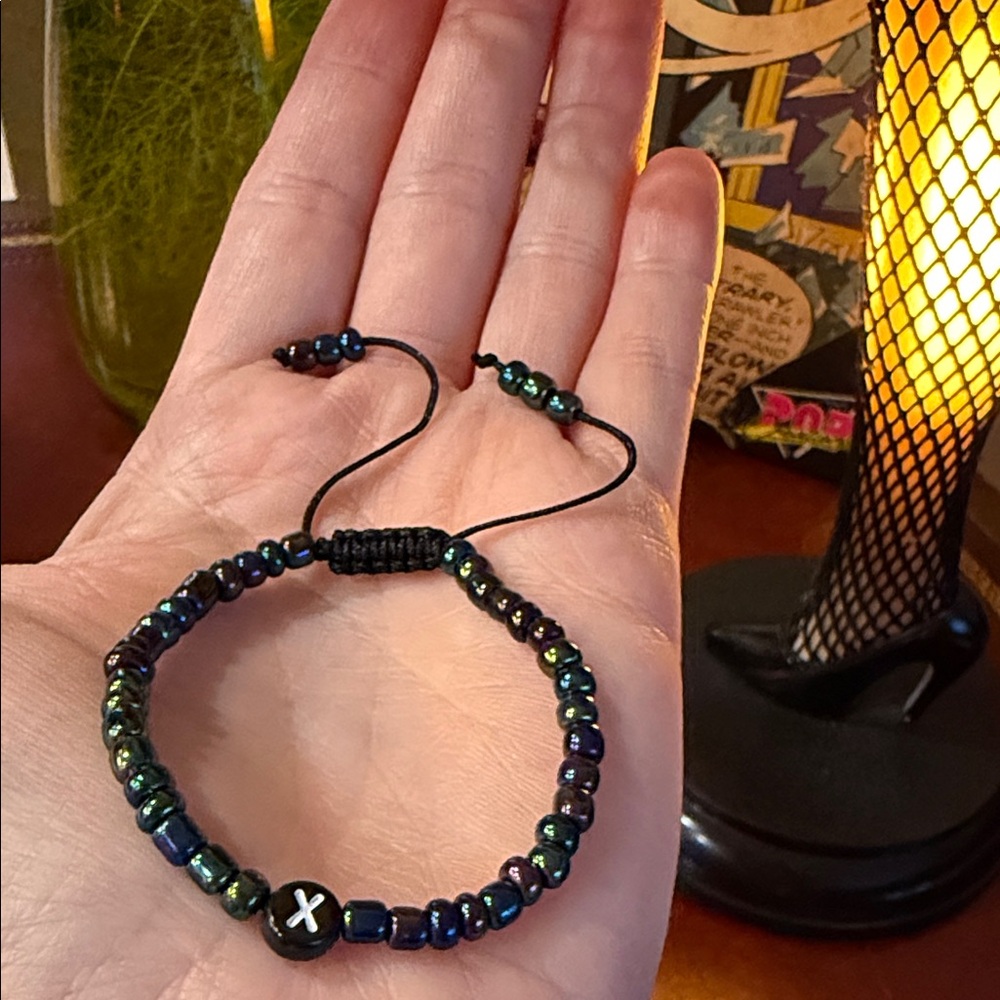 Multicolor (Gen X) Glasses Beaded Bracelet